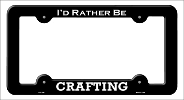 LPF-056 6 x 12 in. Crafting Novelty Metal License Plate Frame
