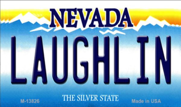M-13826 3.5 x 2 in. Laughlin Nevada Novelty Metal Magnet