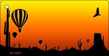 KC-9541 Balloon Blank Scenic Background Novelty Key Chain - 1.5 x 3 in.