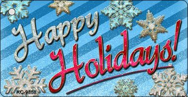 KC-9858 Happy Holidays Novelty Key Chain - 1.5 x 3 in.