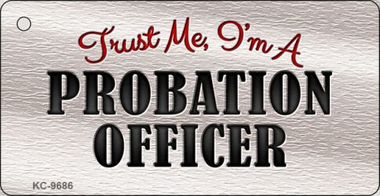 KC-9686 Probation Officer Novelty Key Chain - 1.5 x 3 in.