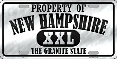 Picture of Smart Blonde LP-9770 Property Of New Hampshire Novelty Metal License Plate - 6 x 12 in.