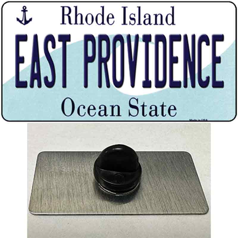 PIN-LP-11189 1.5 x 0.75 in. East Providence Rhode Island State Novelty Rectangle Metal Hat Pin