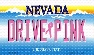 SMART BLONDE Drive Pink Nevada Novelty Metal Magnet M-9663