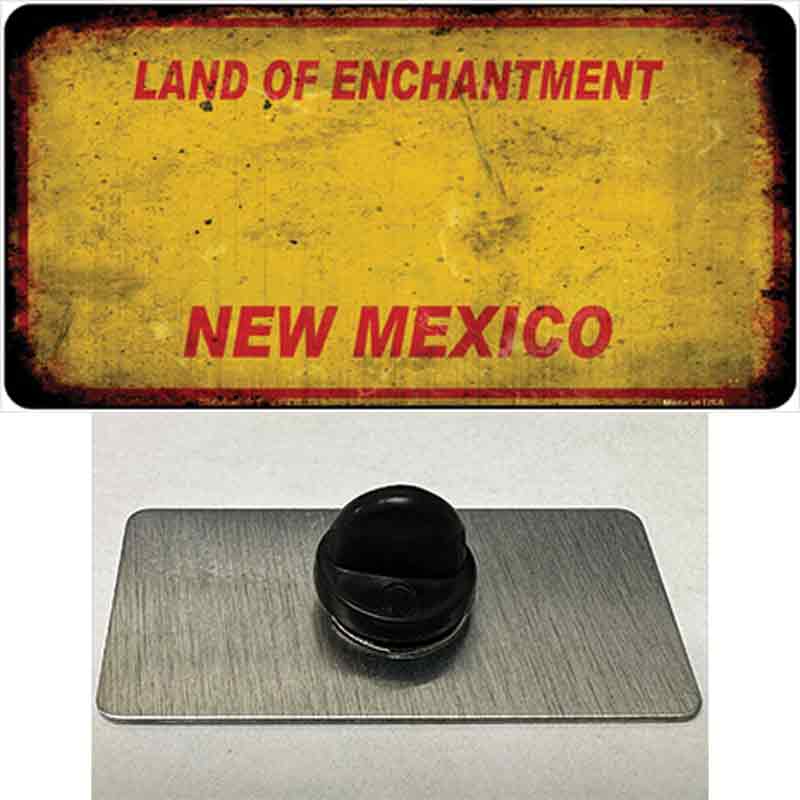 PIN-LP-11716 1.5 x 0.75 in. Mexico Rusty Blank Novelty Rectangle Metal Hat Pin