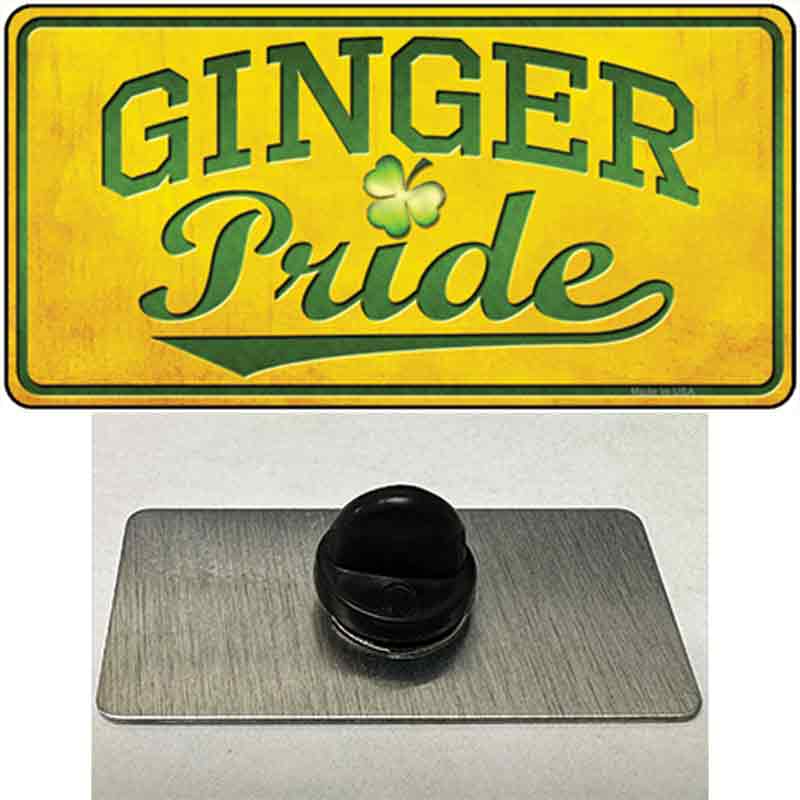 PIN-LP-11742 1.5 x 0.75 in. Ginger Pride Novelty Rectangle Metal Hat Pin