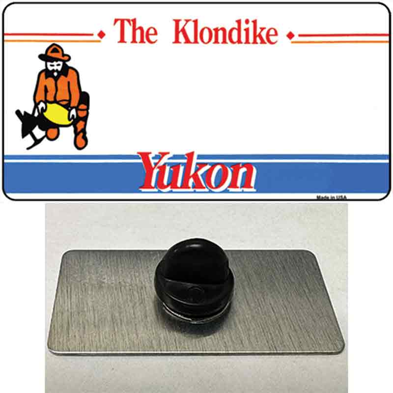 PIN-LP-1500 1.5 x 0.75 in. Yukon Novelty Rectangle Metal Hat Pin