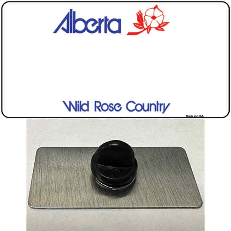 PIN-LP-1502 1.5 x 0.75 in. Alberta Novelty Rectangle Metal Hat Pin