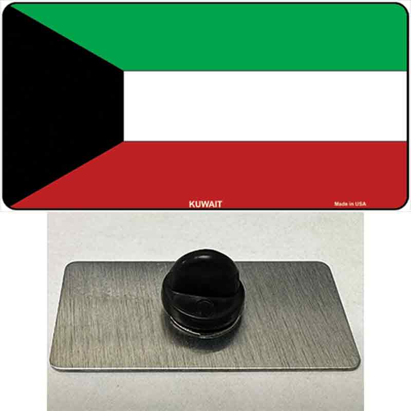 PIN-LP-4044 1.5 x 0.75 in. Kuwait Flag Novelty Rectangle Metal Hat Pin