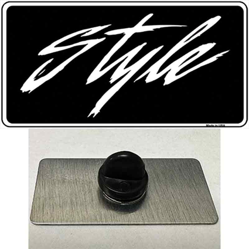 PIN-LP-1891 1.5 x 0.75 in. Style Novelty Rectangle Metal Hat Pin