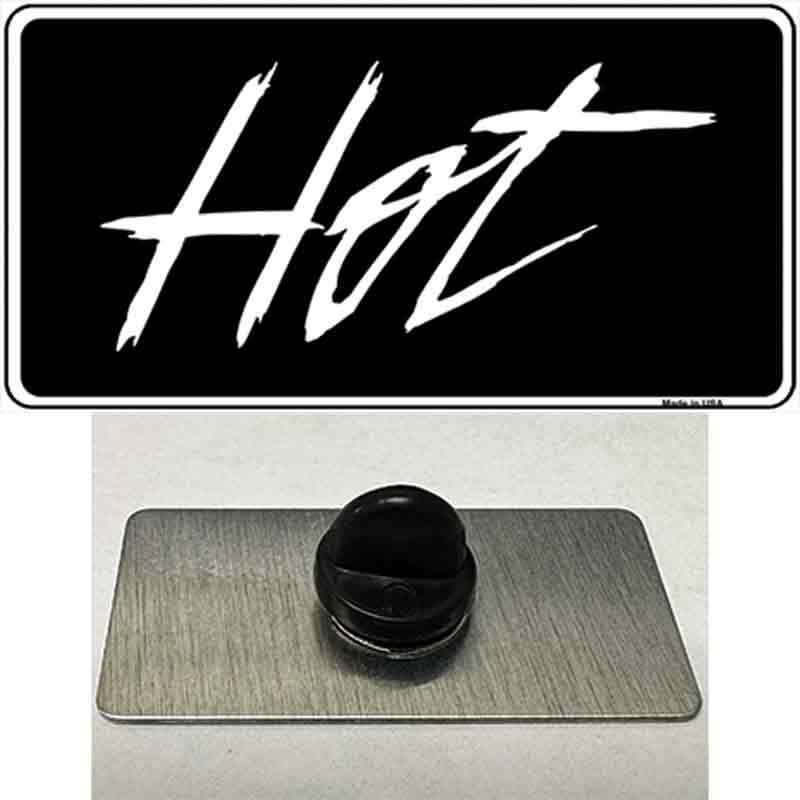 PIN-LP-1896 1.5 x 0.75 in. Hot Novelty Rectangle Metal Hat Pin
