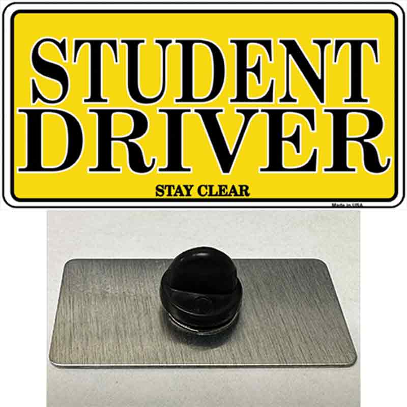 PIN-LP-1905 1.5 x 0.75 in. Student Driver Novelty Rectangle Metal Hat Pin