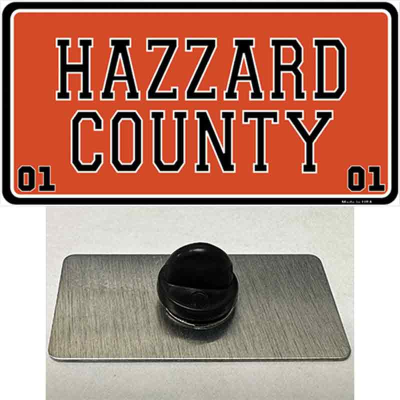 PIN-LP-1926 1.5 x 0.75 in. Hazard County Novelty Rectangle Metal Hat Pin