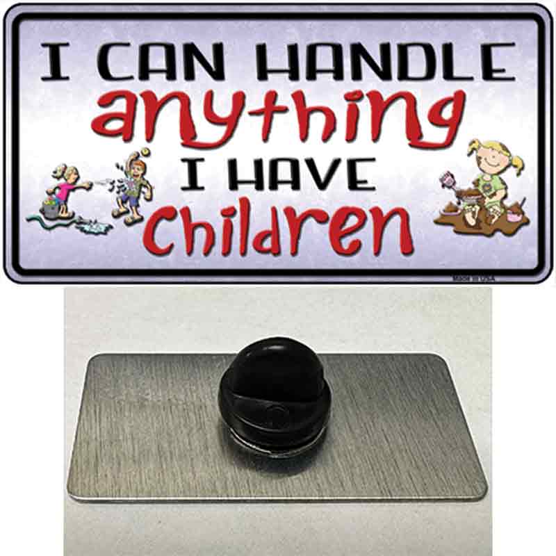 PIN-LP-417 1.5 x 0.75 in. I Can Handle Anything Novelty Rectangle Metal Hat Pin