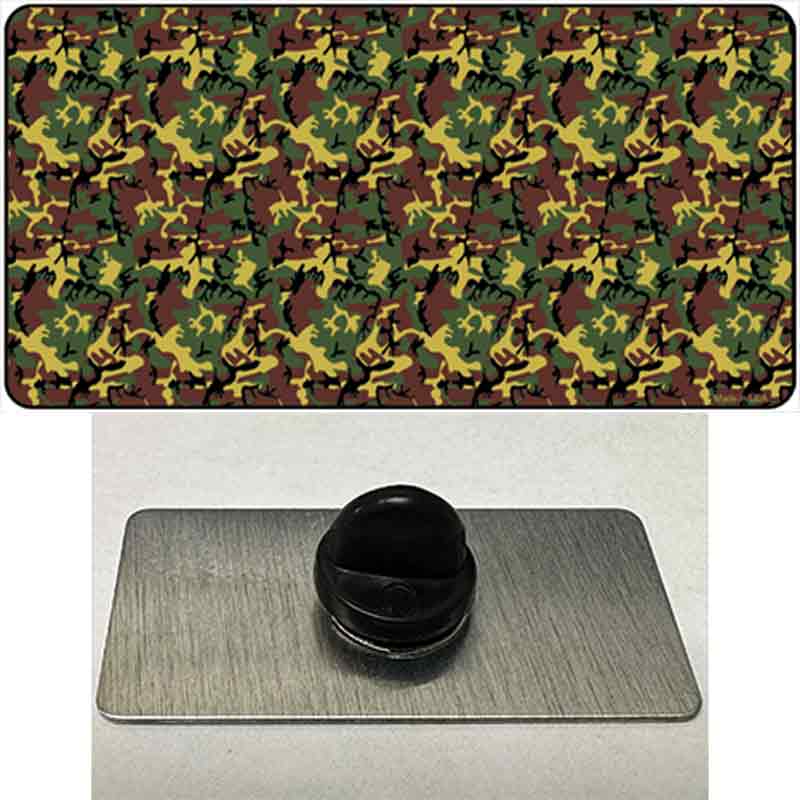 PIN-LP-2197 1.5 x 0.75 in. Camouflage Novelty Rectangle Metal Hat Pin