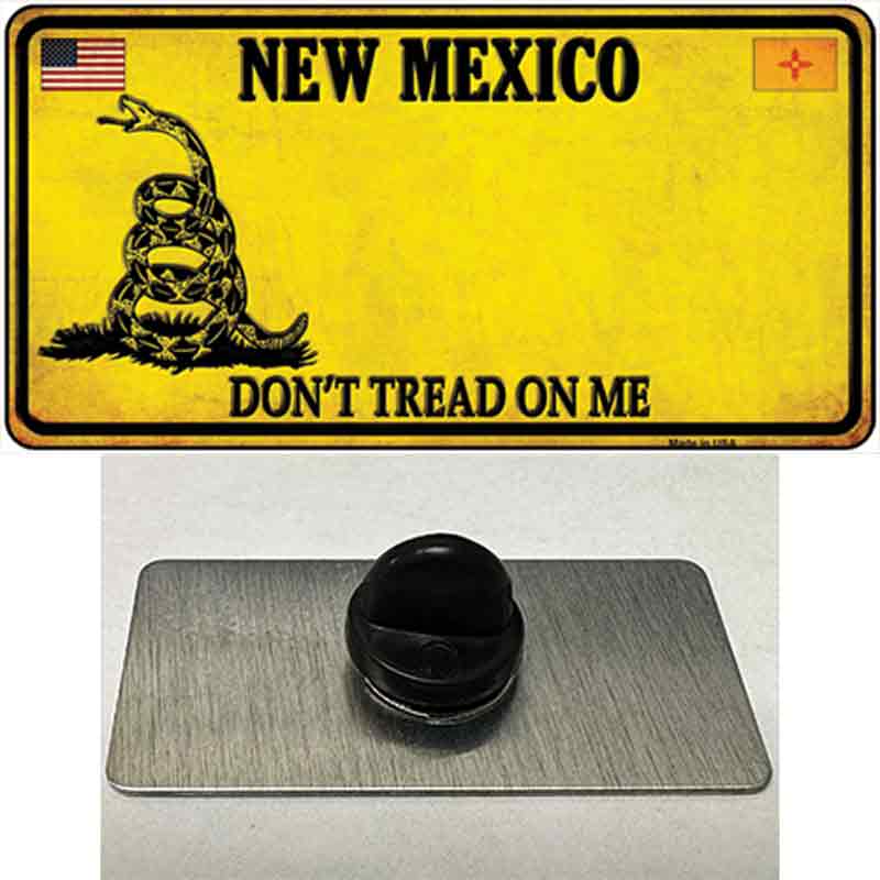 PIN-LP-8863 1.5 x 0.75 in. Mexico Dont Tread On Me Novelty Rectangle Metal Hat Pin