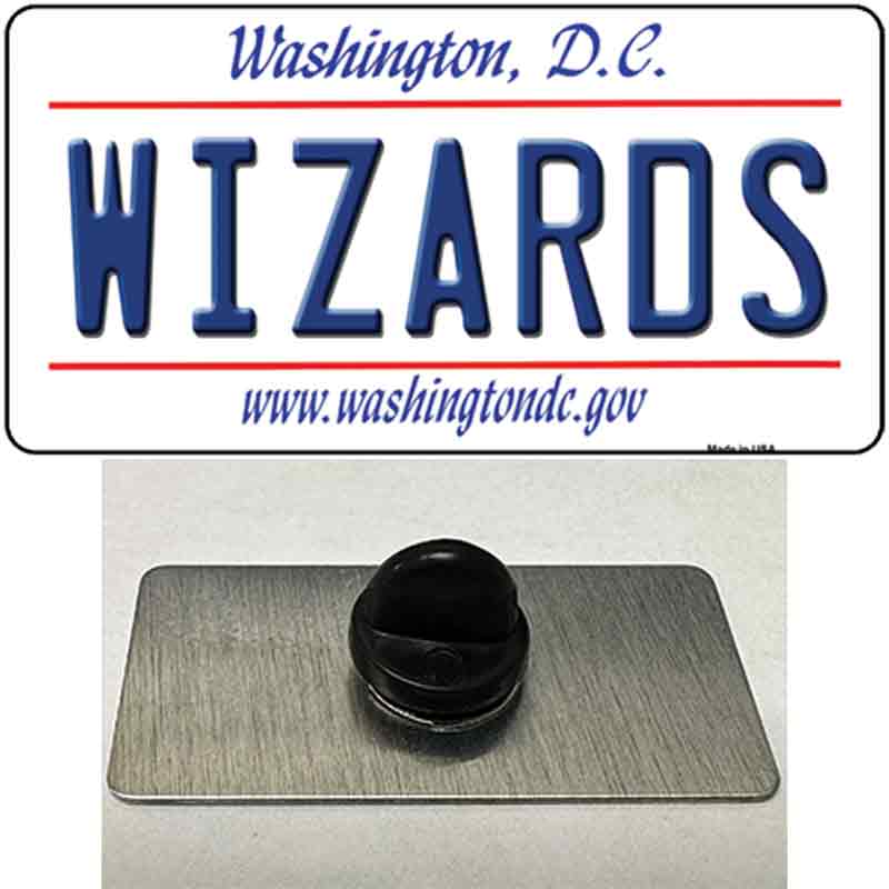 PIN-LP-2592 1.5 x 0.75 in. Wizards Washington DC State Novelty Rectangle Metal Hat Pin