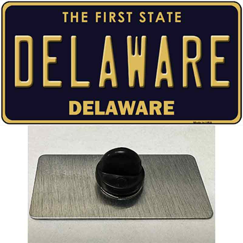 PIN-LP-6700 1.5 x 0.75 in. Delaware Novelty Rectangle Metal Hat Pin