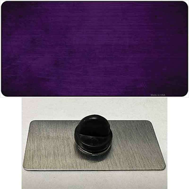 PIN-LP-6907 1.5 x 0.75 in. Purple Oil Rubbed Solid Novelty Rectangle Metal Hat Pin