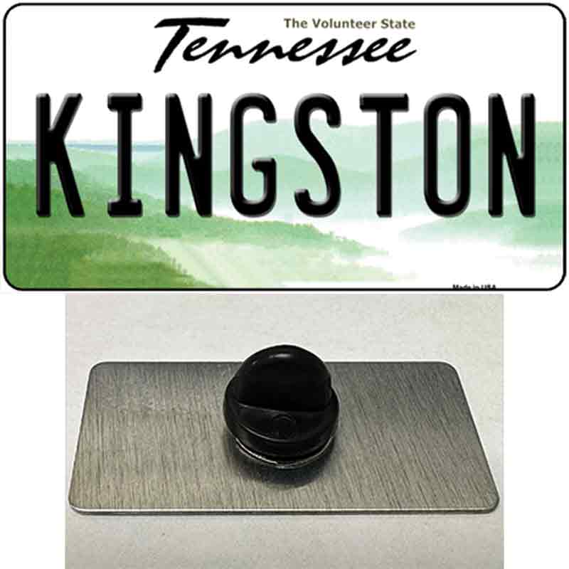 PIN-LP-6417 1.5 x 0.75 in. Kingston Tennessee Novelty Rectangle Metal Hat Pin -  Smart Blonde