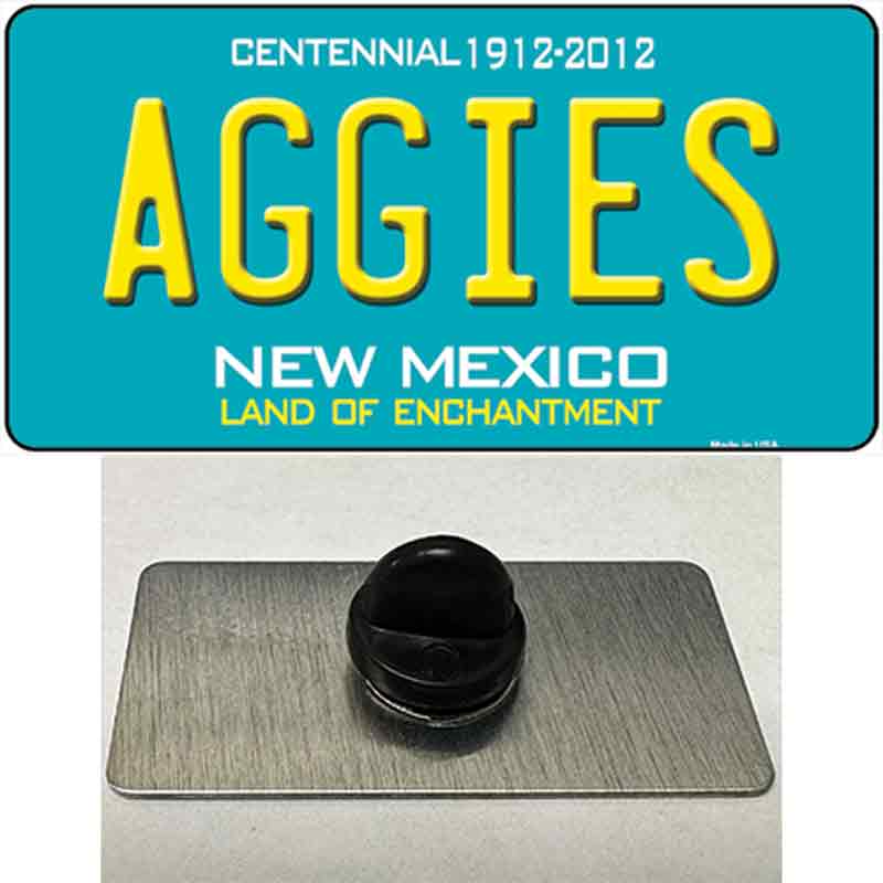 PIN-LP-6675 1.5 x 0.75 in. Aggies Mexico Novelty Rectangle Metal Hat Pin