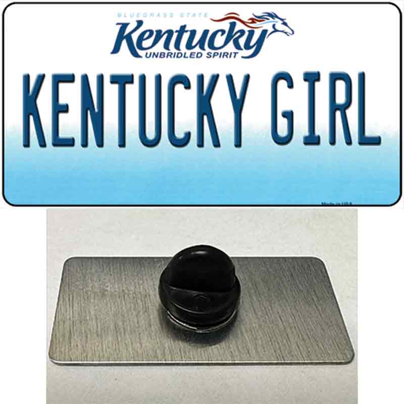 PINLP6765 15 x 075 in Kentucky Girl Kentucky Novelty Rectangle Metal Hat Pin