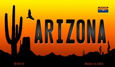 Arizona Scenic Novelty Metal Magnet M-9515