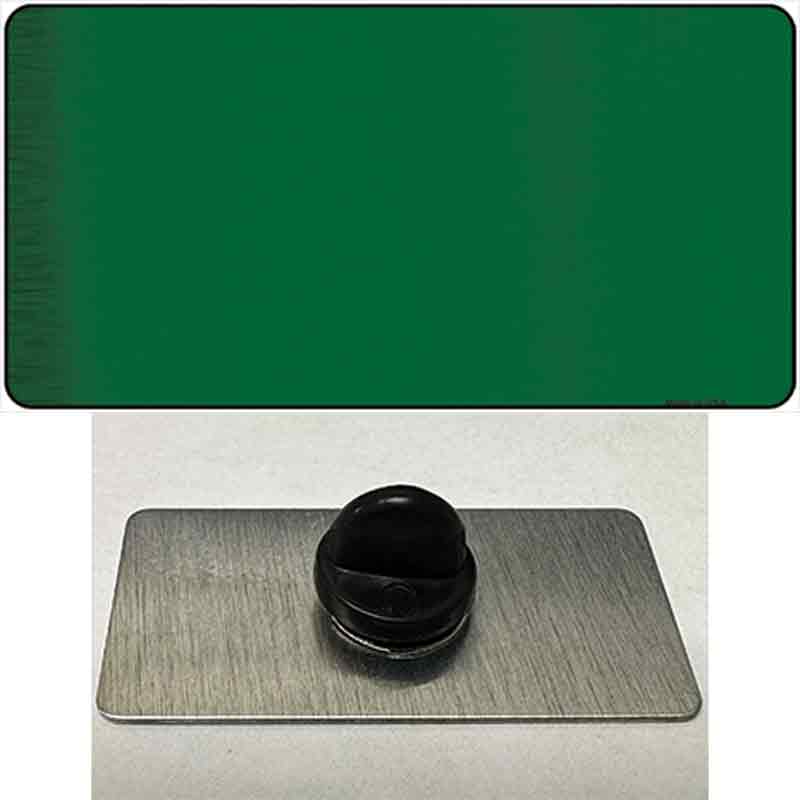PIN-LPC-1001 1.5 x 0.75 in. Green Metallic Solid Novelty Rectangle Metal Hat Pin