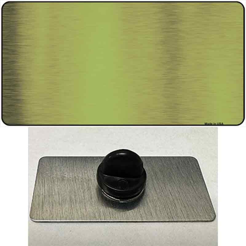 PIN-LPC-1010 1.5 x 0.75 in. Lime Green Metallic Solid Novelty Rectangle Metal Hat Pin