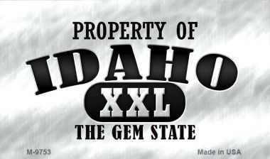 SMART BLONDE Property of Idaho Novelty Metal Magnet M-9753