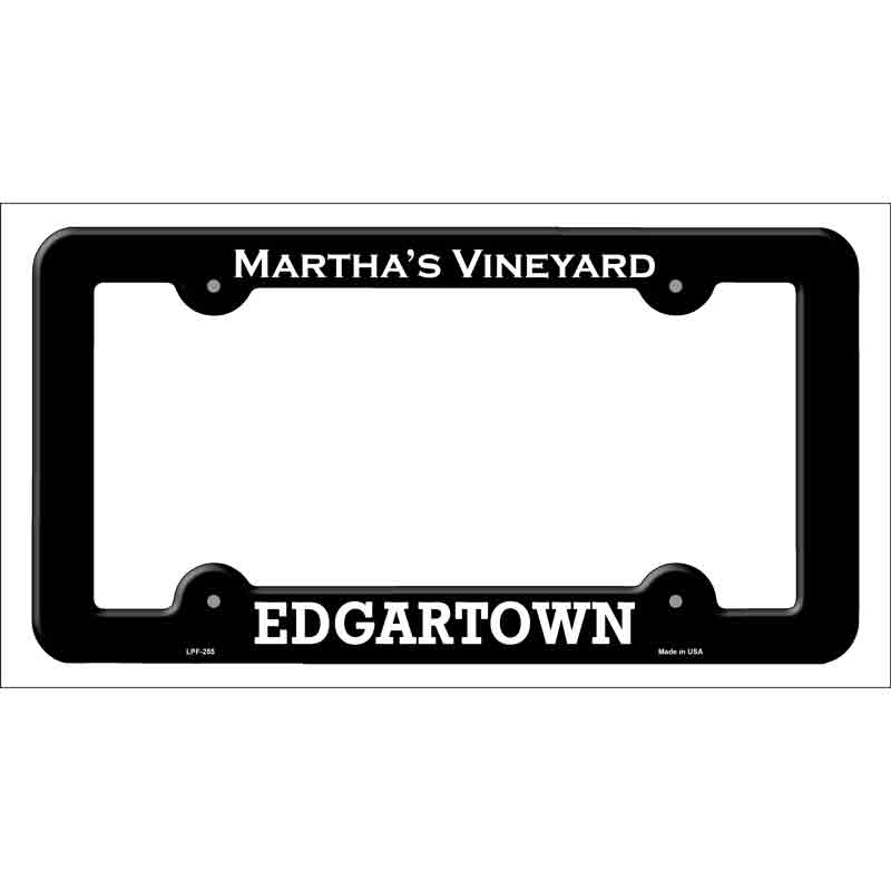 LPF-255 6 x 12 in. Marthas Vineyard Edgartown Novelty Rectangle Metal License Plate Frame