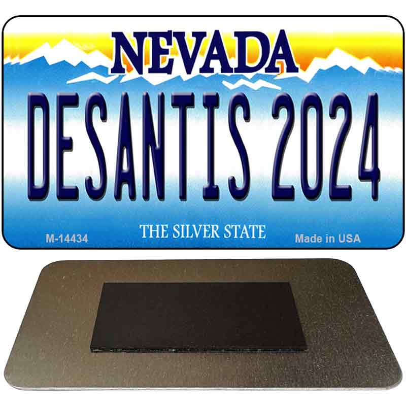 M-14434 3.5 x 2 in. Desantis 2024 Nevada Novelty Rectangle Metal Magnet