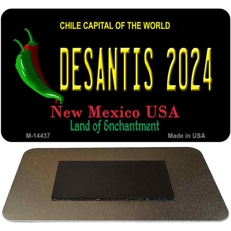 M-14437 3.5 x 2 in. Desantis 2024 Mexico Novelty Rectangle Metal Magnet
