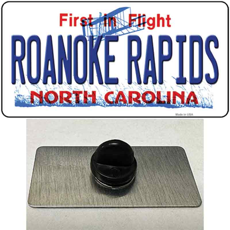 PIN-LP-12122 1.5 x 0.75 in. Roanoke Rapids North Carolina State Novelty Rectangle Metal Hat Pin