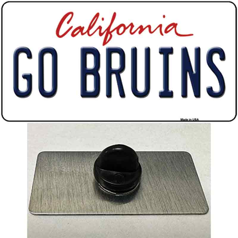 PIN-LP-12656 1.5 x 0.75 in. Go Bruins Novelty Rectangle Metal Hat Pin