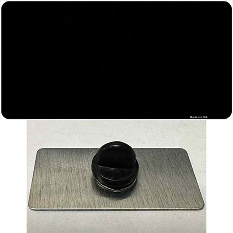 PIN-LP-2362 1.5 x 0.75 in. Black Solid Novelty Rectangle Metal Hat Pin