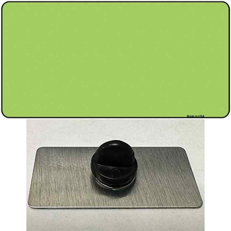 PIN-LP-2365 1.5 x 0.75 in. Lime Green Solid Novelty Rectangle Metal Hat Pin