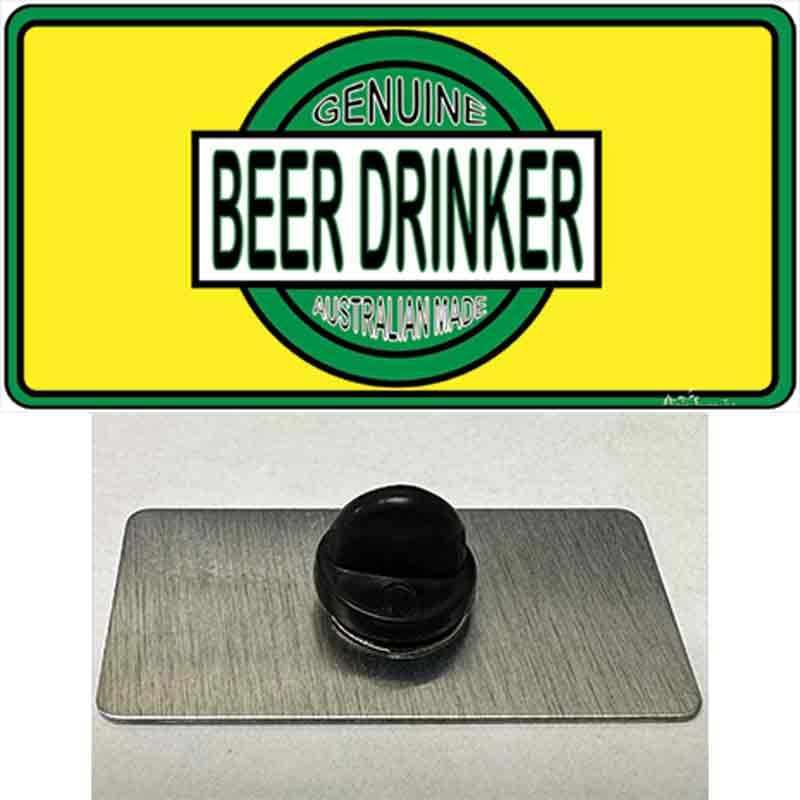 PIN-LP-2507 1.5 x 0.75 in. Beer Novelty Rectangle Metal Hat Pin