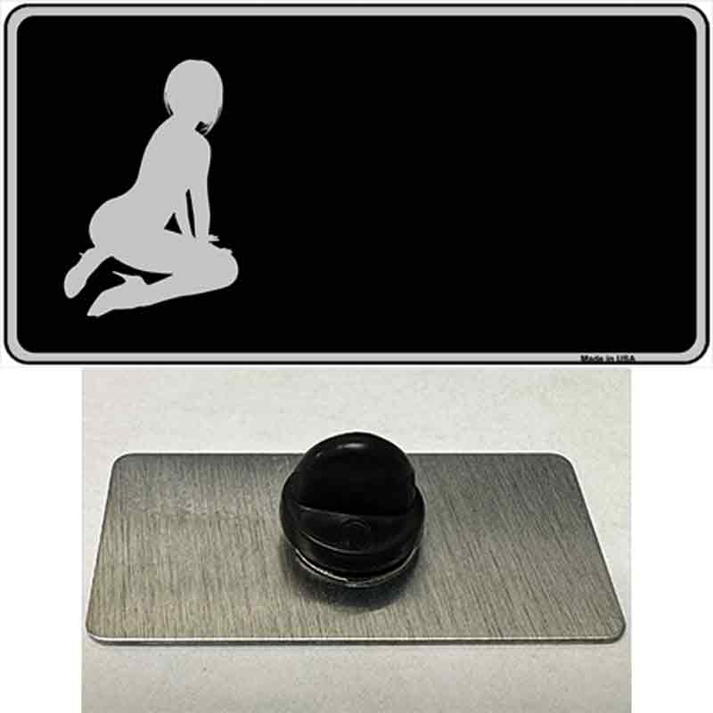 PIN-LP-4611 1.5 x 0.75 in. Lap Dancer Offset Novelty Rectangle Metal Hat Pin