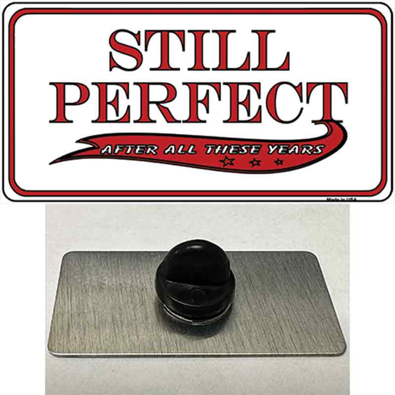 PIN-LP-270 1.5 x 0.75 in. Still Perfect Novelty Rectangle Metal Hat Pin