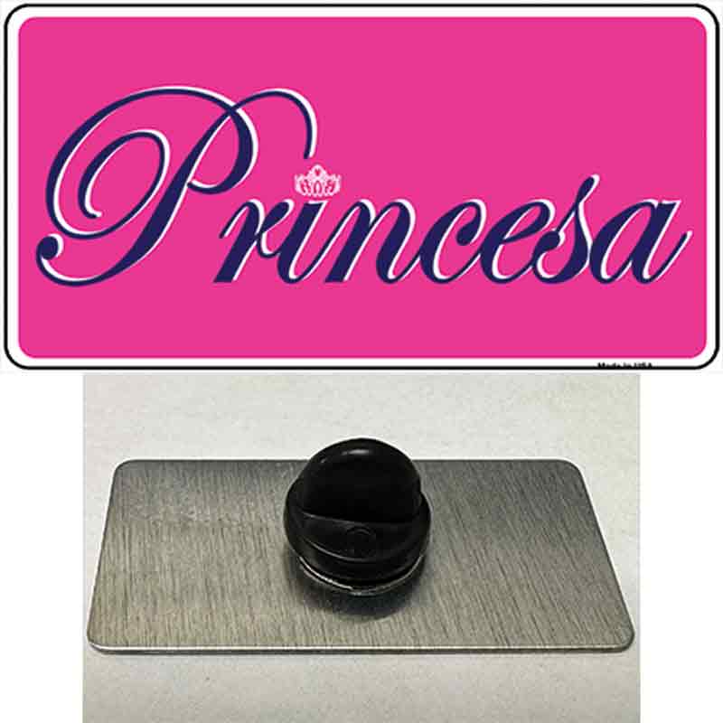 PIN-LP-1130 1.5 x 0.75 in. Princesa Novelty Rectangle Metal Hat Pin