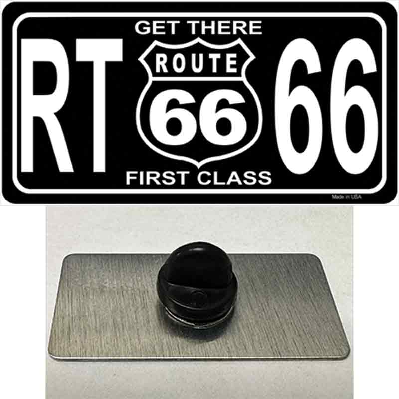 PIN-LP-1133 1.5 x 0.75 in. Get There 1st Class Novelty Rectangle Metal Hat Pin