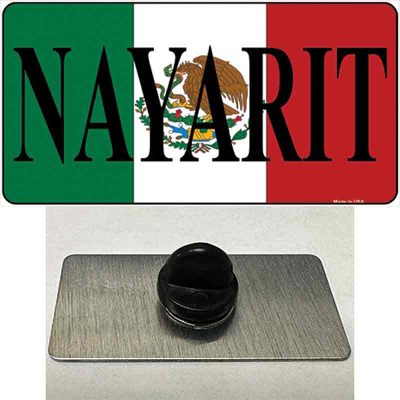PIN-LP-3438 1.5 x 0.75 in. Nayarit Novelty Rectangle Metal Hat Pin