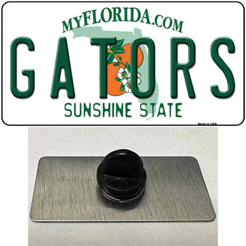 PIN-LP-6020 1.5 x 0.75 in. Gators Florida Novelty Rectangle Metal Hat Pin