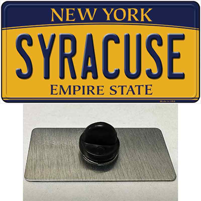 PIN-LP-8959 1.5 x 0.75 in. Syracuse   York Novelty Rectangle Metal Hat Pin -  Smart Blonde