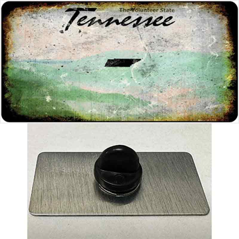 PIN-LP-8159 1.5 x 0.75 in. Tennessee Rusty Blank Novelty Rectangle Metal Hat Pin