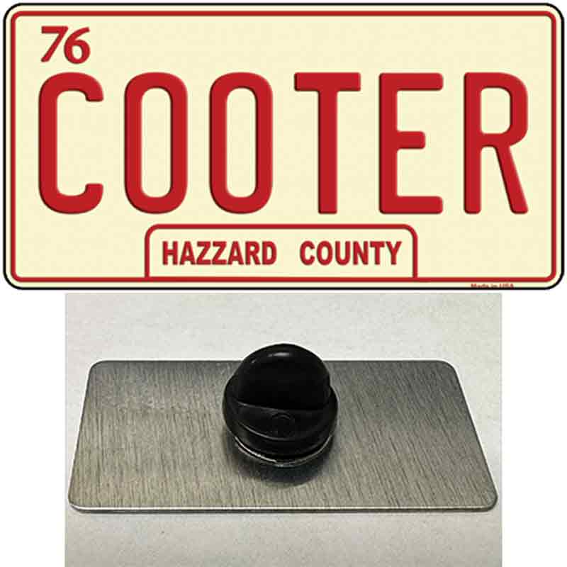 PIN-LP-8712 1.5 x 0.75 in. Cooter Novelty Rectangle Metal Hat Pin