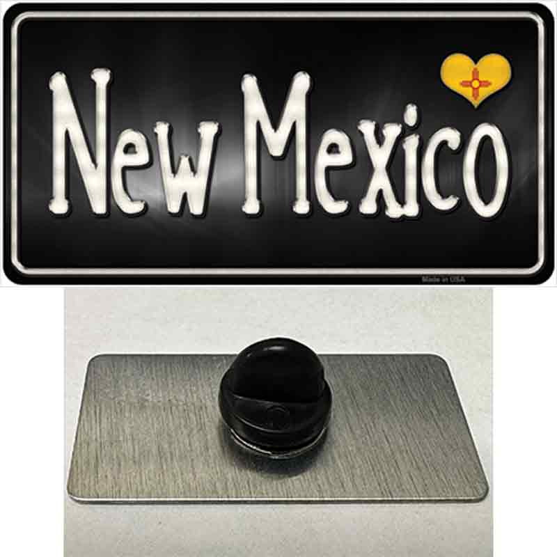 PIN-LP-9469 1.5 x 0.75 in. Mexico Flag Script Novelty Rectangle Metal Hat Pin