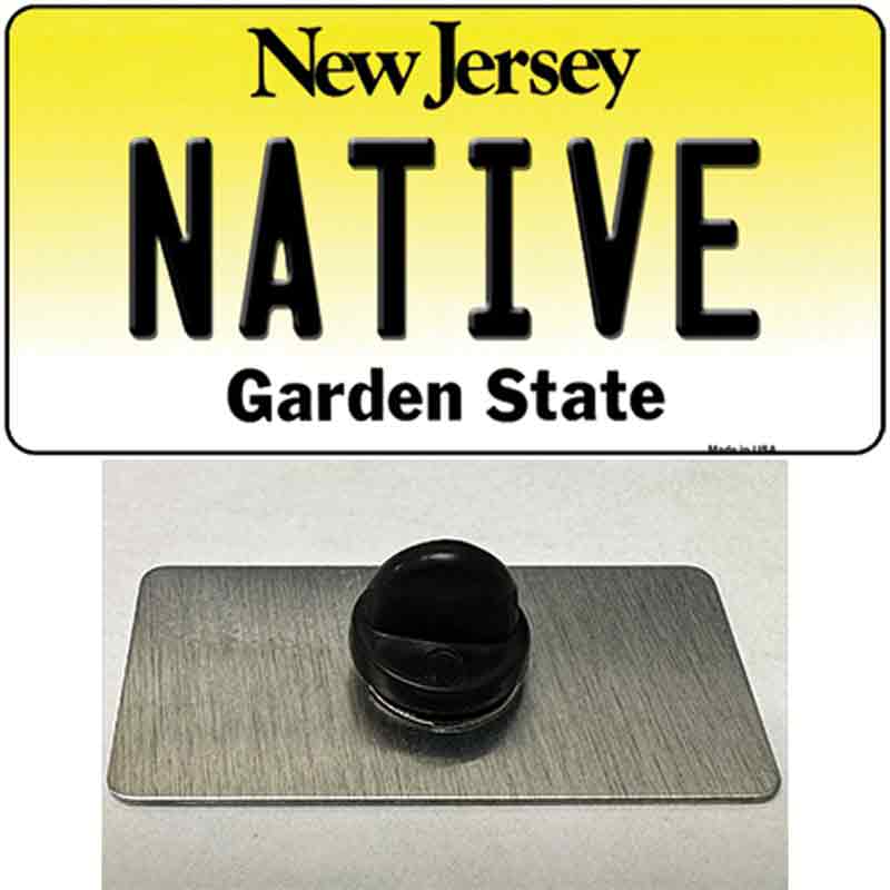 PIN-LP-10173 1.5 x 0.75 in. Native Jersey Novelty Rectangle Metal Hat Pin