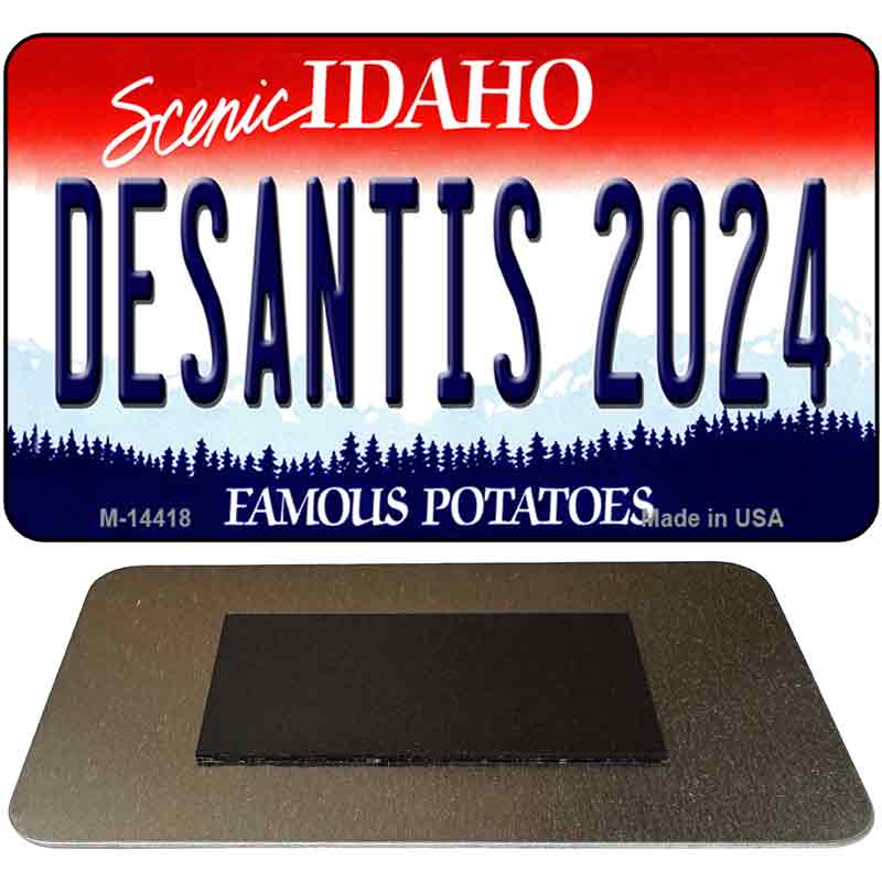 M-14418 3.5 x 2 in. Desantis 2024 Idaho Novelty Rectangle Metal Magnet